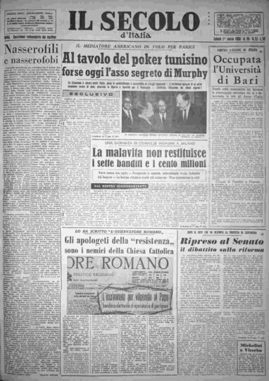sabato 1 marzo 1958