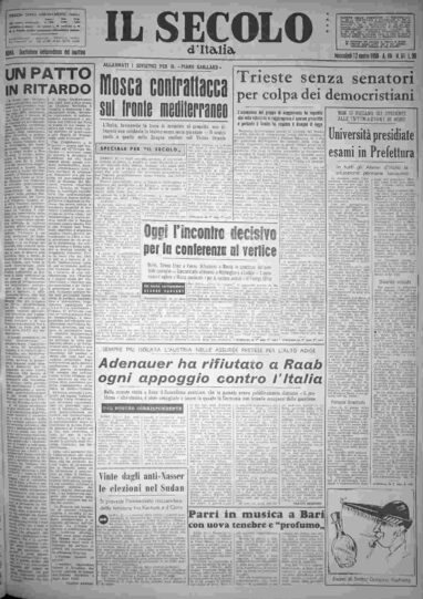 mercoledì 12 marzo 1958