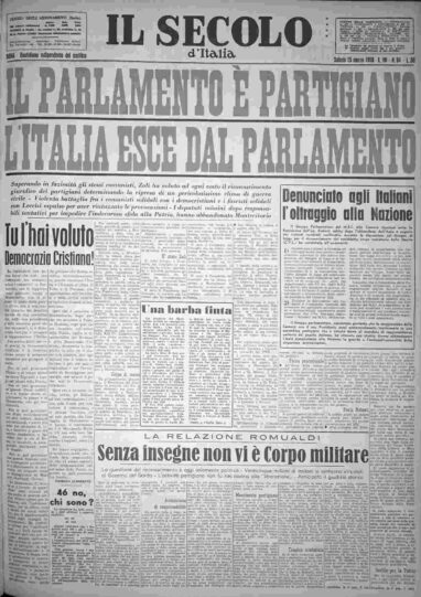 sabato 15 marzo 1958