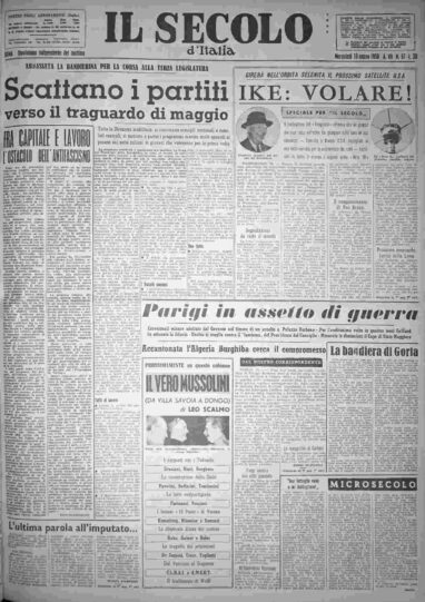 mercoledì 19 marzo 1958