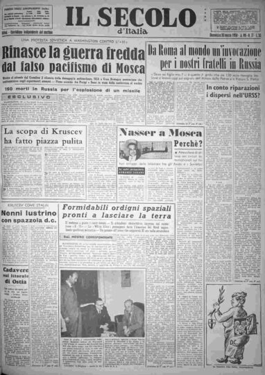 domenica 30 marzo 1958