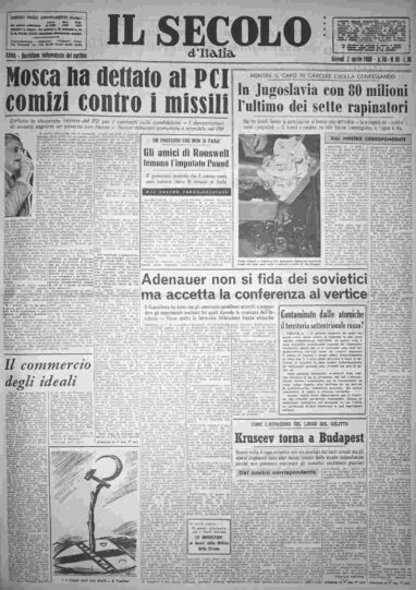giovedì 3 aprile 1958