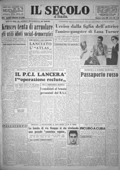 domenica 6 aprile 1958