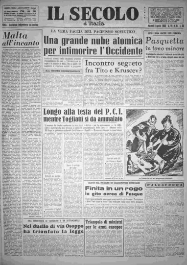 martedì 8 aprile 1958