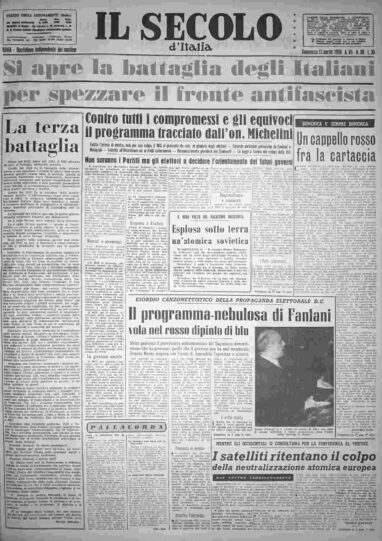 domenica 13 aprile 1958