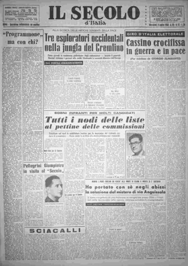 mercoledì 16 aprile 1958