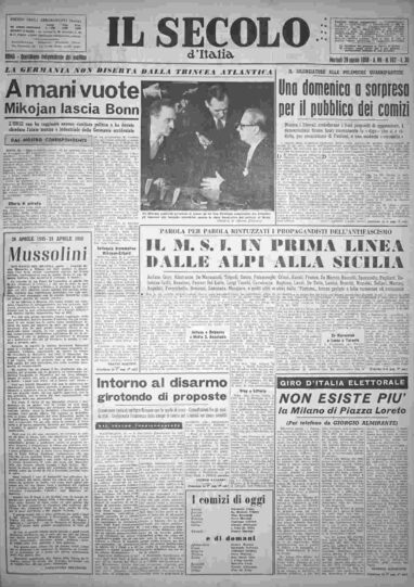 martedì 29 aprile 1958