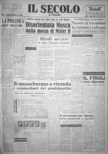 giovedì 1 maggio 1958
