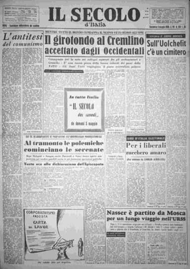 domenica 4 maggio 1958
