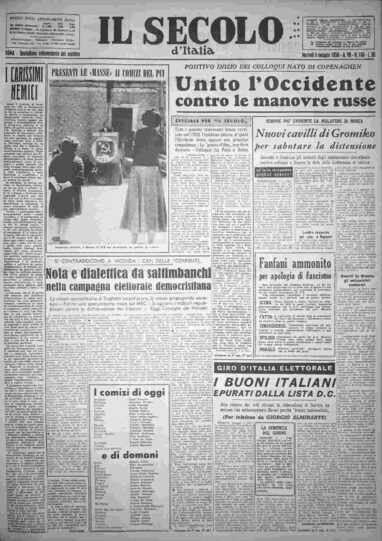 martedì 6 maggio 1958