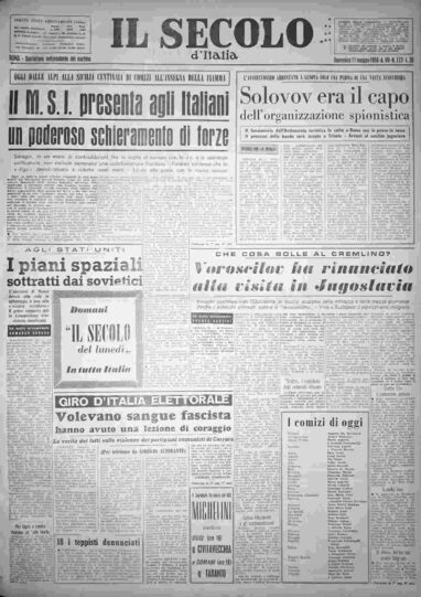 domenica 11 maggio 1958