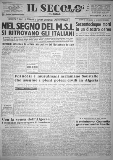 lunedì 19 maggio 1958