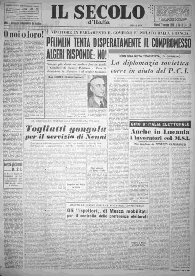 giovedì 22 maggio 1958