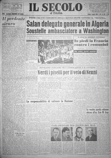 sabato 7 giugno 1958