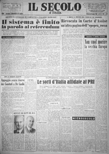 domenica 8 giugno 1958