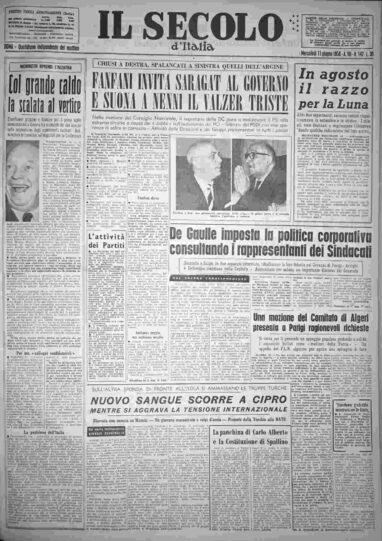 mercoledì 11 giugno 1958