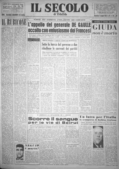 domenica 15 giugno 1958