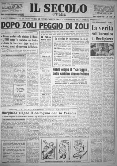 venerdì 20 giugno 1958
