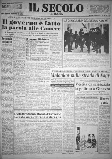 mercoledì 2 luglio 1958