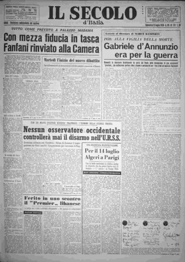 domenica 13 luglio 1958