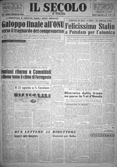 giovedì 21 agosto 1958