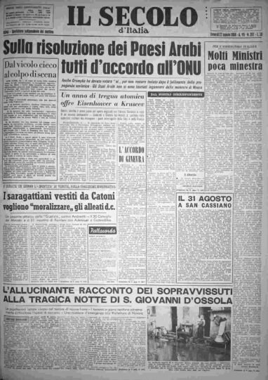 venerdì 22 agosto 1958