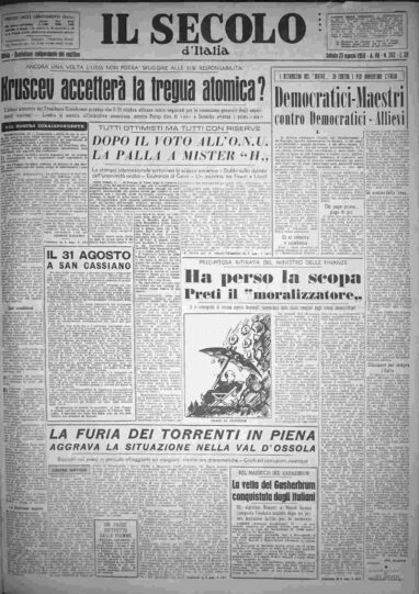 sabato 23 agosto 1958