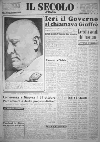 domenica 31 agosto 1958