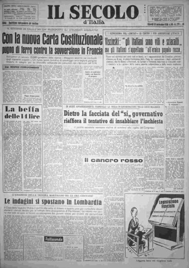 giovedì 18 settembre 1958