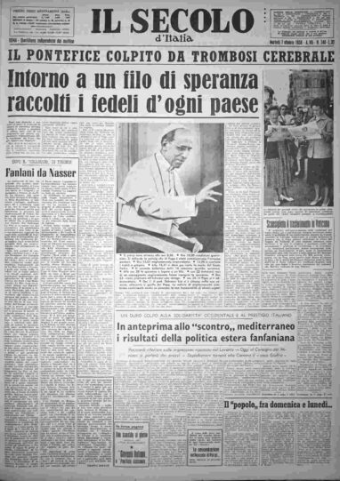 martedì 7 ottobre 1958