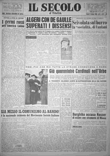 venerdì 17 ottobre 1958