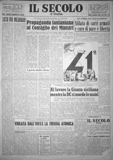 sabato 8 novembre 1958