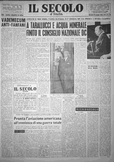 mercoledì 19 novembre 1958