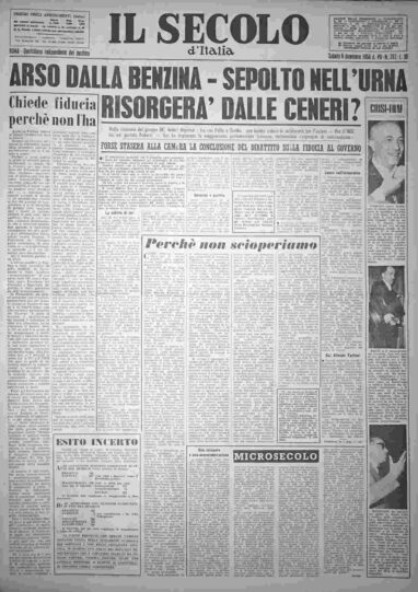 sabato 6 dicembre 1958