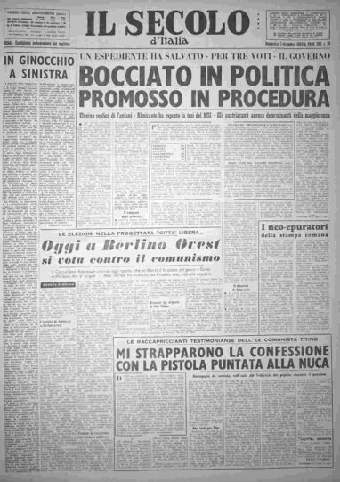 domenica 7 dicembre 1958