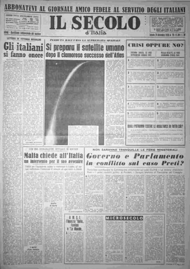 sabato 20 dicembre 1958