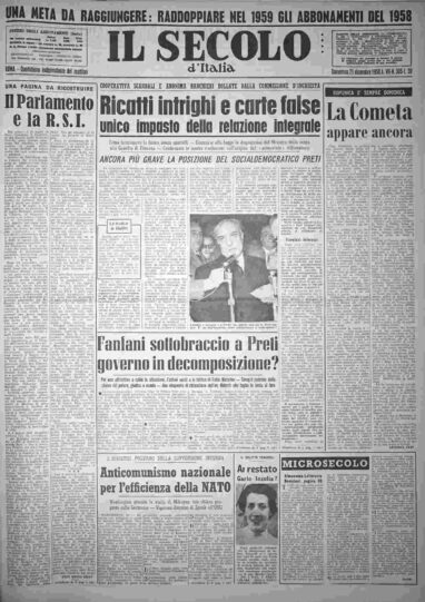 domenica 21 dicembre 1958