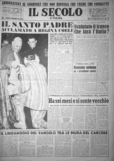 sabato 27 dicembre 1958