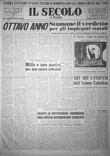 mercoledì 31 dicembre 1958