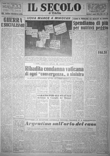 mercoledì 21 gennaio 1959