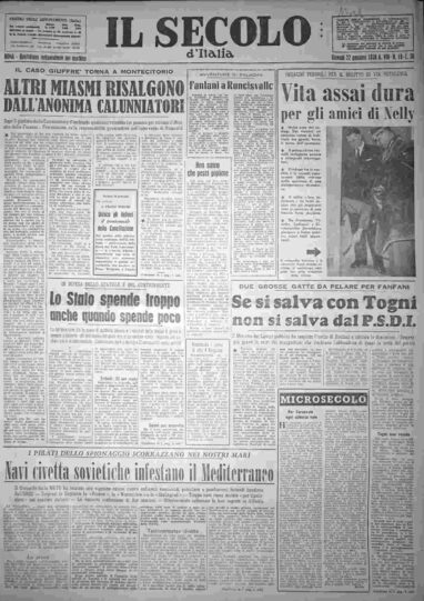 giovedì 22 gennaio 1959