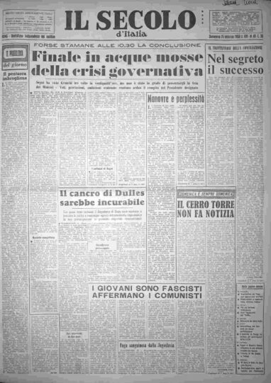 domenica 15 febbraio 1959