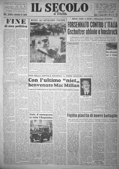 sabato 21 febbraio 1959