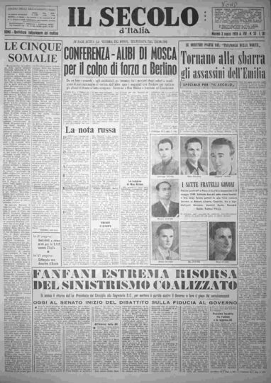 martedì 3 marzo 1959