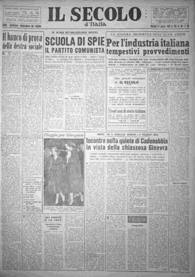martedì 21 aprile 1959