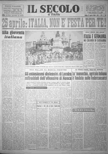 sabato 25 aprile 1959