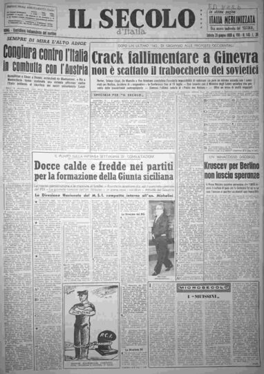 sabato 20 giugno 1959