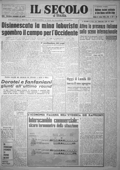 sabato 10 ottobre 1959