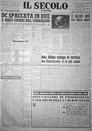 martedì 13 ottobre 1959