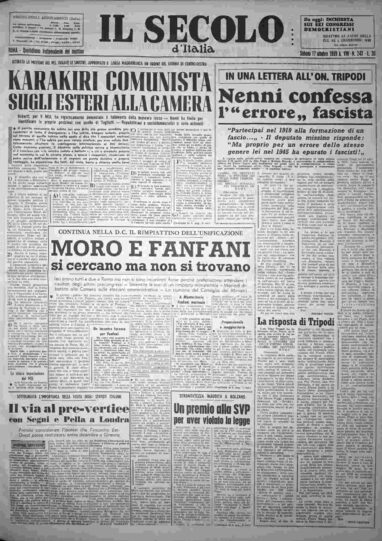 sabato 17 ottobre 1959